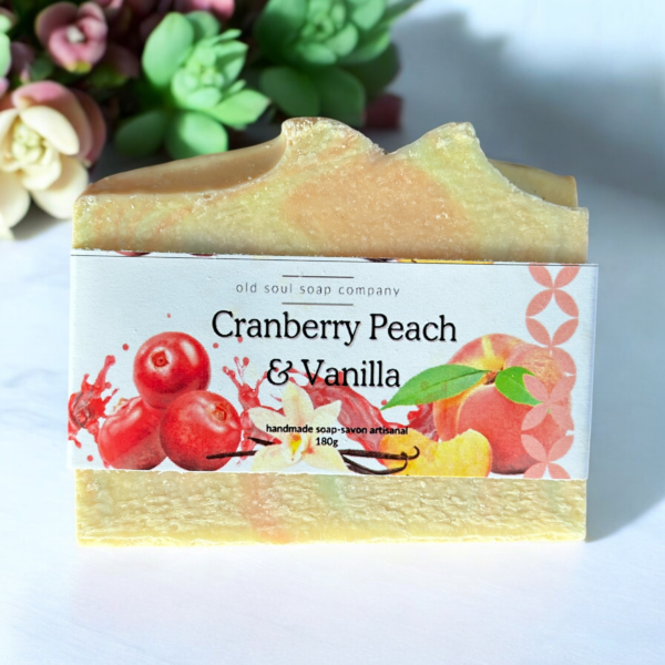 Cranberry Peach Vanilla Soap