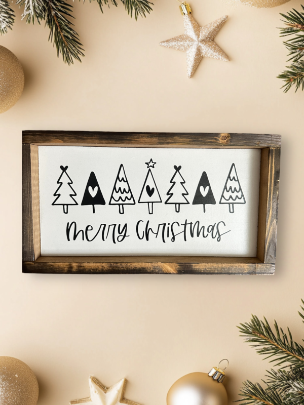 Merry Christmas Wooden Sign